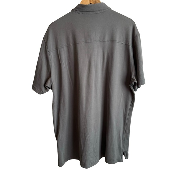 Men’s Travis Mathew Grey Golf Polo Short Sleeve Shirt Pocket Size XL - Picture 7 of 7